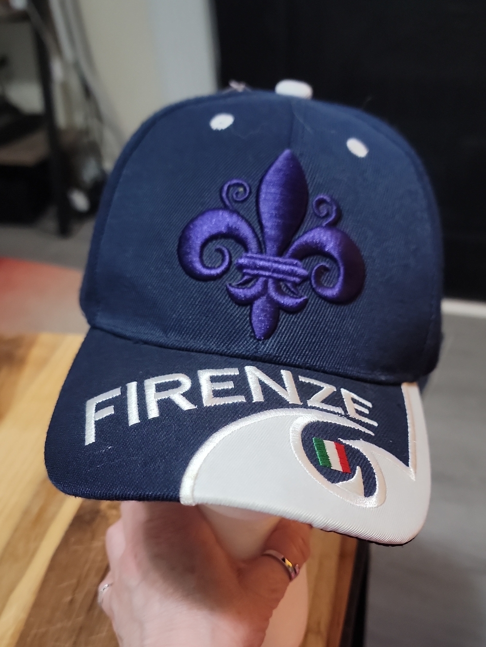 Firenze Embroidered Baseball Cap